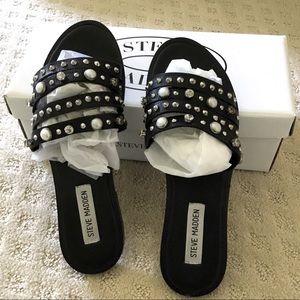Steve Madden size 8 leather sandals hardly worn